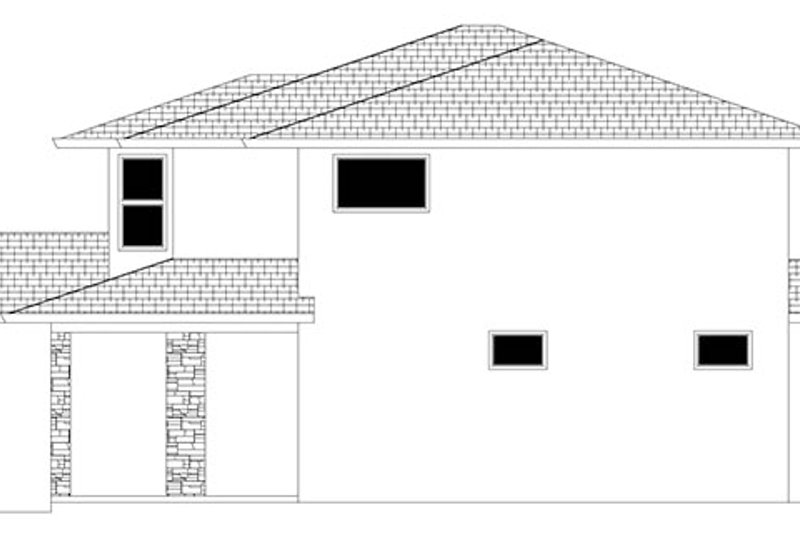 House Plan Design - Exterior - Other Elevation for Contemporary House Plan #943-49 - 4 bed, 2.5 bath