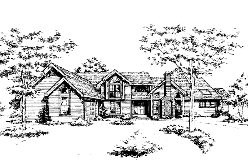Home Plan - Exterior - Front Elevation 3 for Traditional House Plan #320-742 - 3 bed, 3.5 bath