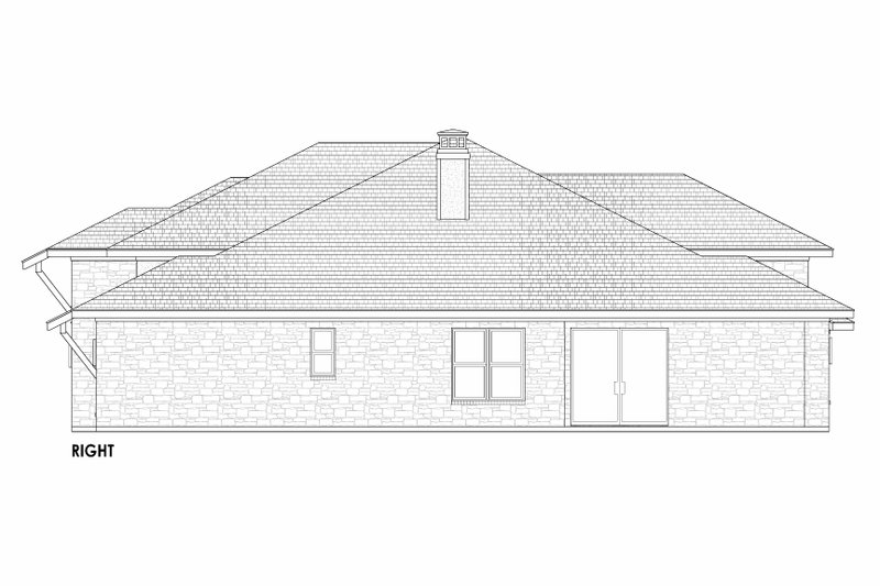 House Plan Design - Exterior - Other Elevation 1 for Modern House Plan #1096-93 - 4 bed, 2.5 bath