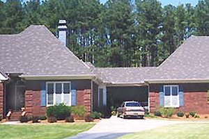 Country Exterior - Front Elevation Plan #30-279