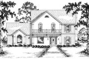 European Style House Plan - 4 Beds 3.5 Baths 3361 Sq/Ft Plan #36-253 