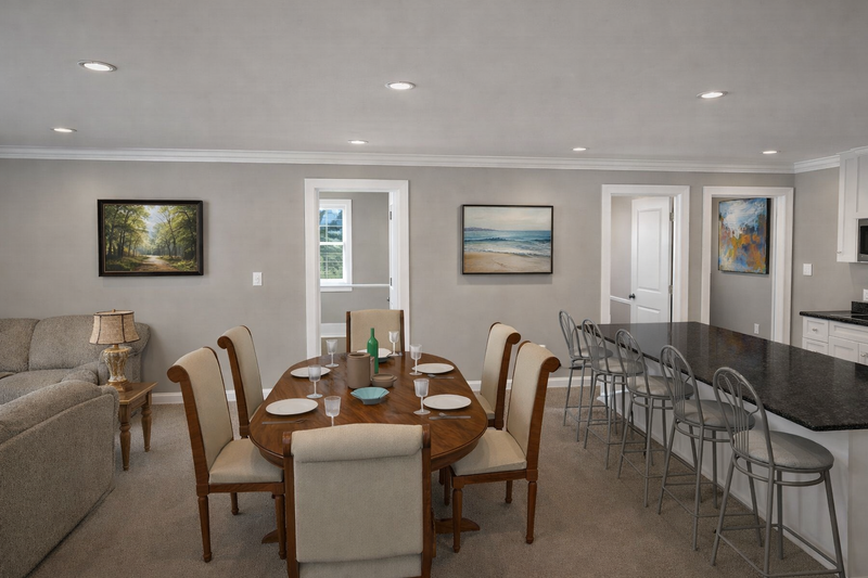 Architectural House Design - Interior - Dining Room for Cabin House Plan #1060-450 - 2 bed, 2 bath