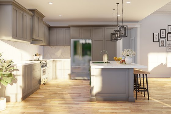 Interior - Other 4 for European House Plan #923-48 - 3 bed, 2 bath