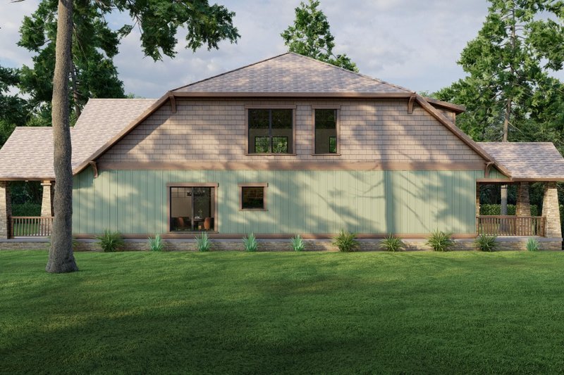 Dream House Plan - Exterior - Other Elevation 1 for Craftsman House Plan #17-2221 - 3 bed, 2.5 bath