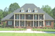 Colonial Style House Plan - 4 Beds 4.5 Baths 5508 Sq/Ft Plan #1054-70 