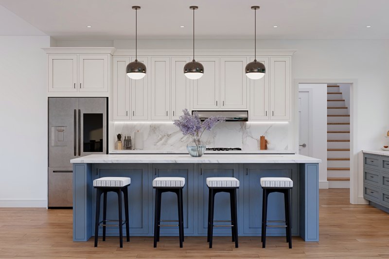 Architectural House Design - Interior - Kitchen for Country House Plan #1089-23 - 3 bed, 2 bath