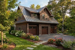 Home Plan - Exterior - Front Elevation for Modern House Plan #51-1571 - 1 bed, 1 bath