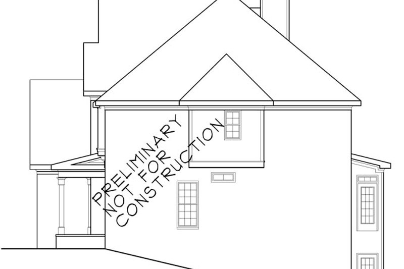 House Blueprint - Exterior - Other Elevation for Traditional House Plan #927-756 - 5 bed, 4.5 bath