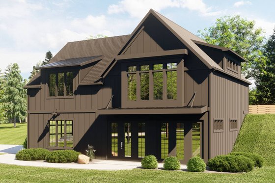 Exterior - Front Elevation 3 for Country House Plan #1064-266, 1 bath