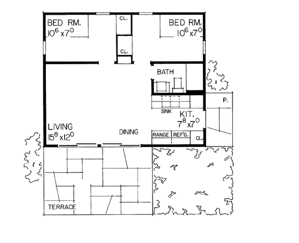 Dream House Plan - Country Floor Plan - Main Floor Plan #72-543