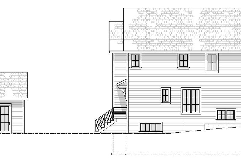 House Blueprint - Exterior - Other Elevation 1 for Farmhouse House Plan #901-154 - 5 bed, 3.5 bath