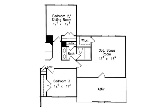 Floor Plan - Other Floor for Traditional House Plan #927-466 - 4 bed, 2.5 bath