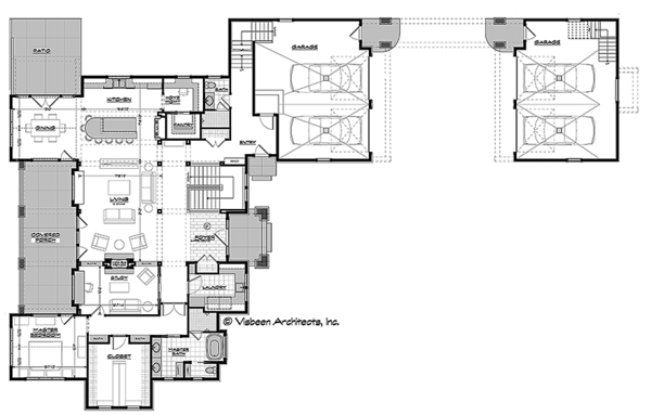 Home Plan - Ranch Floor Plan - Main Floor Plan #928-293