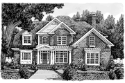 Colonial Style House Plan - 3 Beds 2.5 Baths 2734 Sq/Ft Plan #927-714 