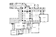 Mediterranean Style House Plan - 5 Beds 5 Baths 7411 Sq/Ft Plan #1058-16 
