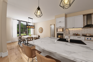 Interior - Kitchen 1 for Farmhouse House Plan #48-985 - 3 bed, 2.5 bath