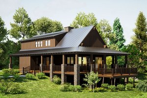 Exterior - Other Elevation for Farmhouse House Plan #17-2359 - 3 bed, 2.5 bath
