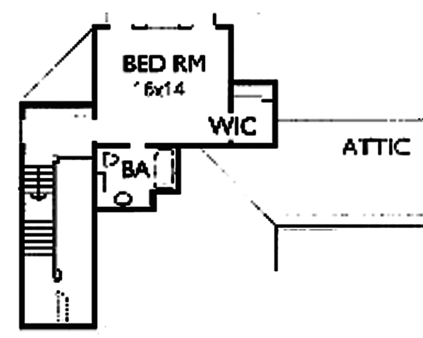 Architectural House Design - Country Floor Plan - Upper Floor Plan #15-373