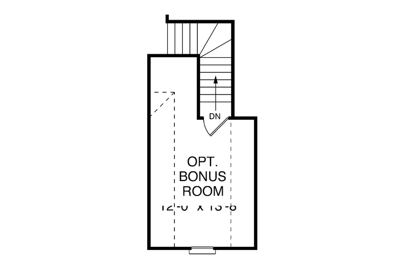 Dream House Plan - Floor Plan - Other Floor for Ranch House Plan #453-279 - 3 bed, 2 bath