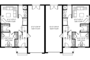 Ranch Style House Plan - 6 Beds 4 Baths 3498 Sq/Ft Plan #23-2399 