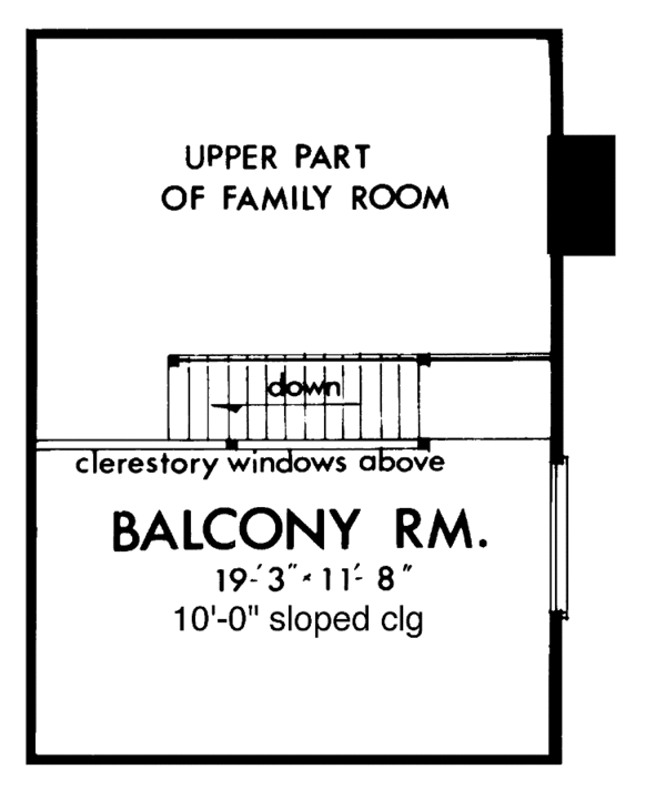 Home Plan - Contemporary Floor Plan - Upper Floor Plan #320-795