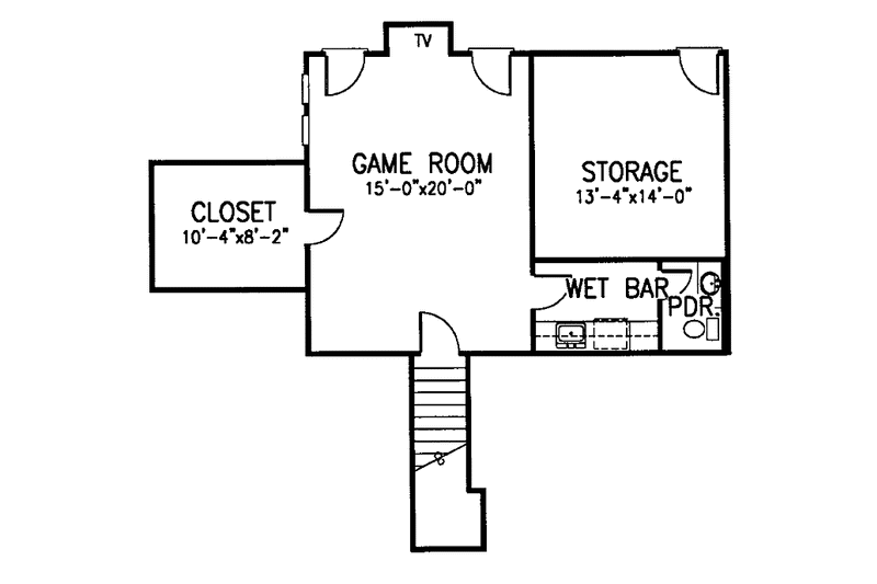 Dream House Plan - Floor Plan - Upper Floor for European House Plan #952-233 - 3 bed, 2.5 bath
