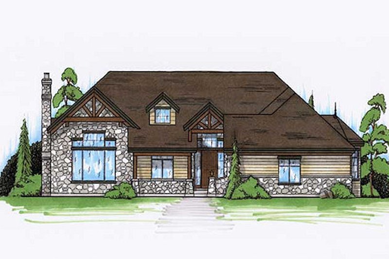 House Plan Design - Traditional Exterior - Front Elevation Plan #5-264