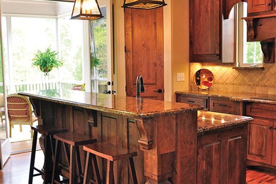 Interior - Kitchen 1 for Craftsman House Plan #437-69 - 4 bed, 3.5 bath