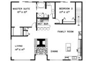 Contemporary Style House Plan - 2 Beds 2 Baths 2602 Sq/Ft Plan #60-887 