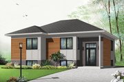 Contemporary Style House Plan - 2 Beds 1 Baths 1040 Sq/Ft Plan #23-2578 