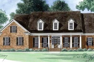 Traditional Exterior - Front Elevation Plan #1054-16