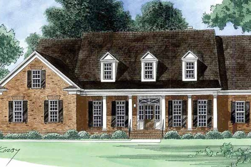 Home Plan - Traditional Exterior - Front Elevation Plan #1054-16