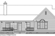 Country Style House Plan - 3 Beds 2 Baths 1628 Sq/Ft Plan #929-128 Exterior 