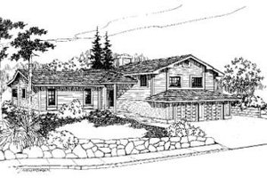 Bungalow Exterior - Front Elevation Plan #60-333