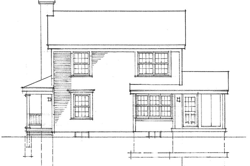 Dream House Plan - Exterior - Rear Elevation for Victorian House Plan #1016-53 - 3 bed, 2.5 bath