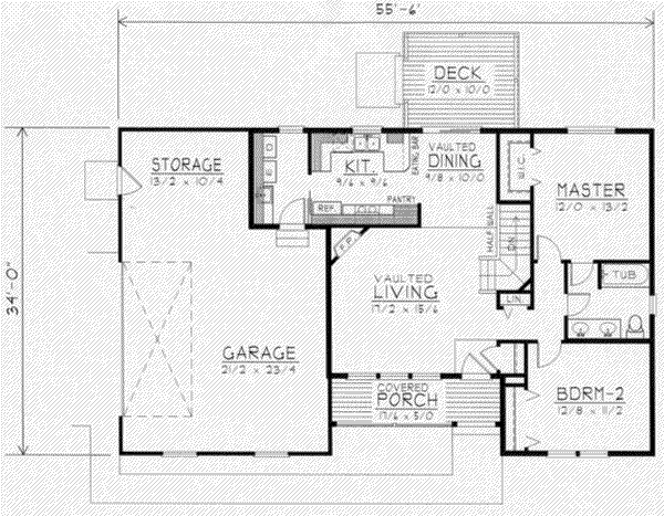 Traditional Floor Plan - Main Floor Plan #112-102