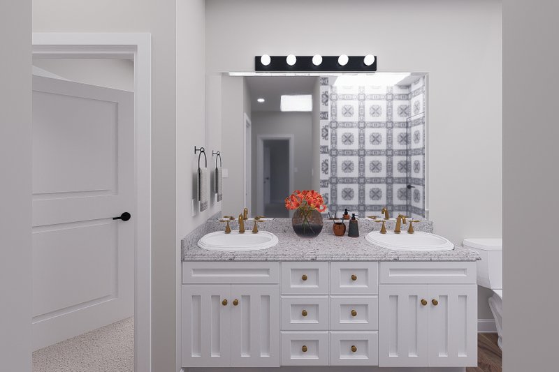 Architectural House Design - Interior - Master Bathroom 1 for Farmhouse House Plan #1060-247 - 3 bed, 3.5 bath