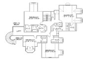 European Style House Plan - 6 Beds 5 Baths 5078 Sq/Ft Plan #5-445 