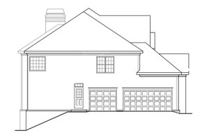 Exterior - Other Elevation 1 for Classical House Plan #927-605 - 5 bed, 4.5 bath