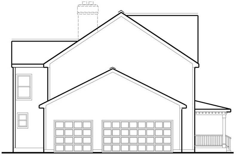 Dream House Plan - Exterior - Other Elevation 1 for Colonial House Plan #1053-69 - 4 bed, 3.5 bath
