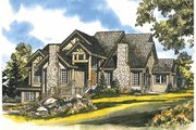 European Style House Plan - 4 Beds 2.5 Baths 2734 Sq/Ft Plan #942-1 