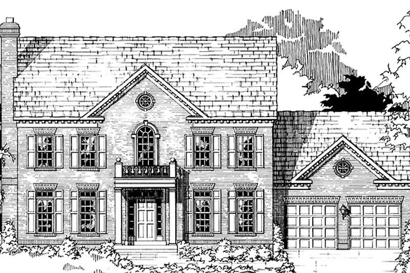 Architectural House Design - Classical Exterior - Front Elevation Plan #953-44