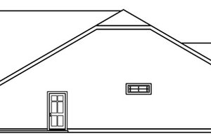 Exterior - Other Elevation 1 for Ranch House Plan #124-371 - 4 bed, 3 bath