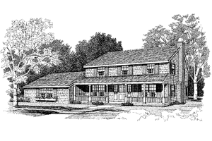 Dream House Plan - Exterior - Front Elevation for Country House Plan #314-242 - 4 bed, 2.5 bath