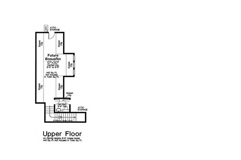 Home Plan - Optional Bonus Level