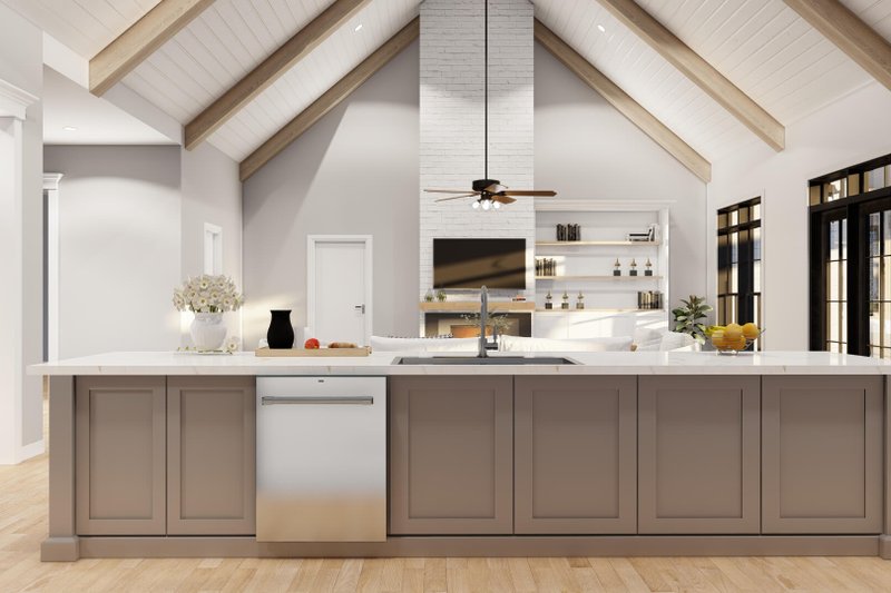 House Blueprint - Interior - Kitchen 1 for Modern House Plan #923-344 - 3 bed, 2.5 bath