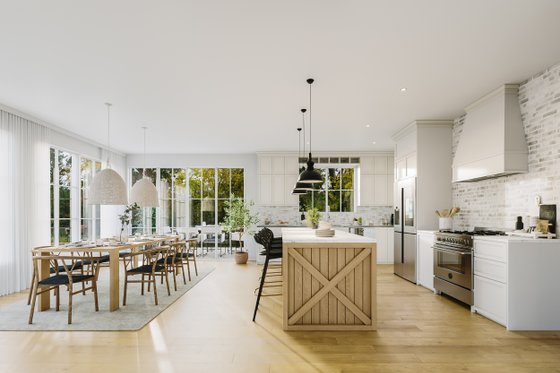 Interior - Kitchen 1 for Country House Plan #23-2791 - 4 bed, 2.5 bath