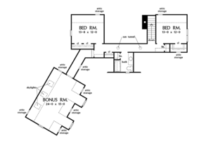 Craftsman Style House Plan - 4 Beds 3 Baths 2498 Sq/Ft Plan #929-973 ...