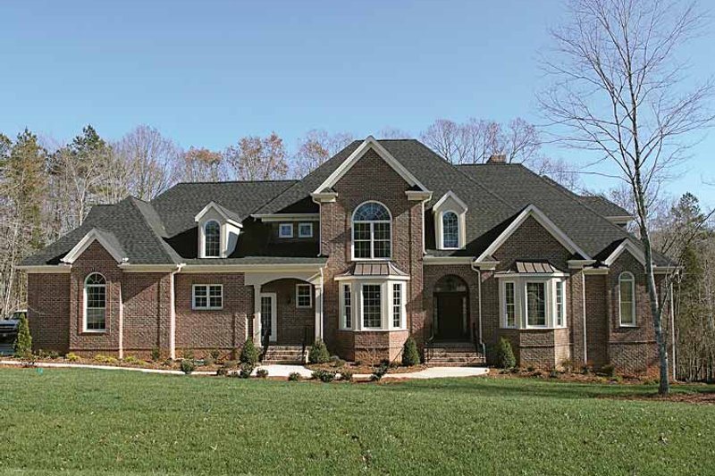 Architectural House Design - Country Exterior - Front Elevation Plan #453-182