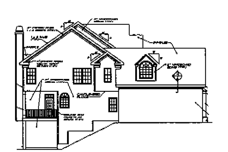Home Plan - Exterior - Other Elevation for Country House Plan #927-462 - 5 bed, 4 bath